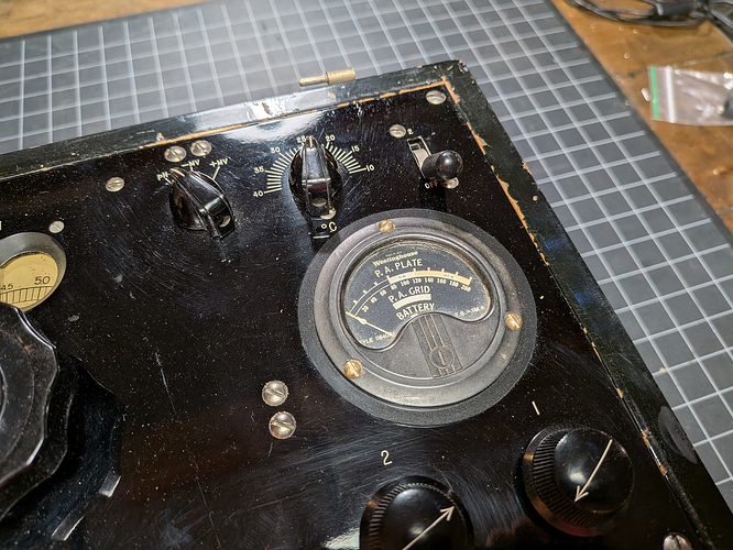 Original square meter has been replaced with movie-accurate round meter.